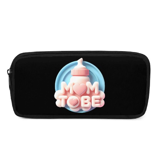 Cute Mom To Be Baby Announcement Design Pencil Cases