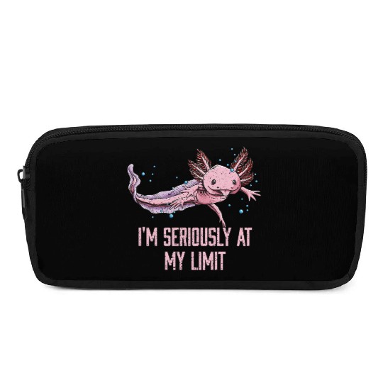 Im Seriously at My Limit Axolotl Memes Salamander Pencil Cases