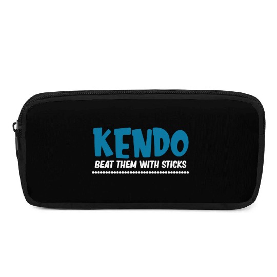 Kendo Beat Them With Sticks Ninjutsu Fencing Pencil Cases