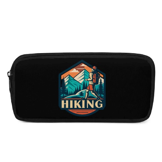 Outdoor Creative Mountain Hiking Lover Pencil Cases
