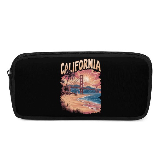 CALIFORNIA GOLDEN GATE BRIDGE BAY AREA Pencil Cases