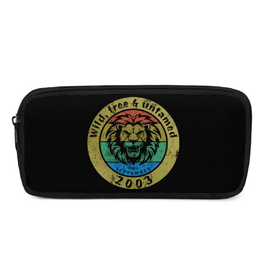 21st birthday Wild, free & untamed since 09/2003 Pencil Cases