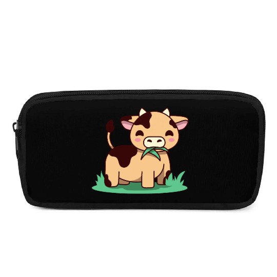 Cute Kawaii Cow Farm Animals Lover Design Pencil Cases