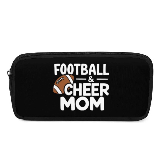 Football Cheer Mom Proud and Loud Pencil Cases