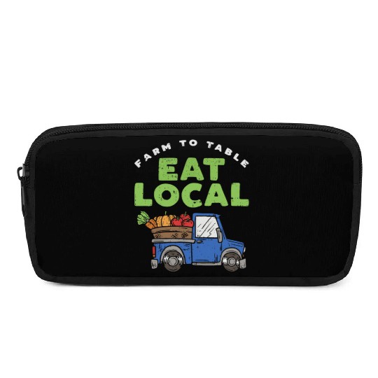 Farmers Market I Eat Local I Organic Food Pencil Cases