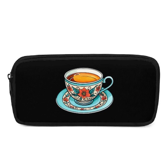 Cup Of Tea Neo Traditional Pencil Cases