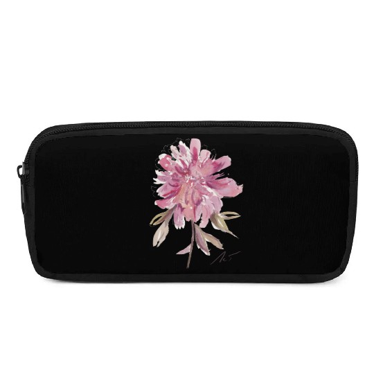Peony loose watercolor hand-painted Pencil Cases