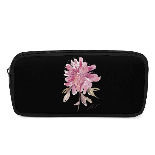 Peony loose watercolor hand-painted Pencil Cases