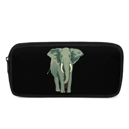 Elephant Face Funny Pencil Cases - Funny Animal Face Lover
