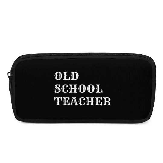 old school teacher Pencil Cases