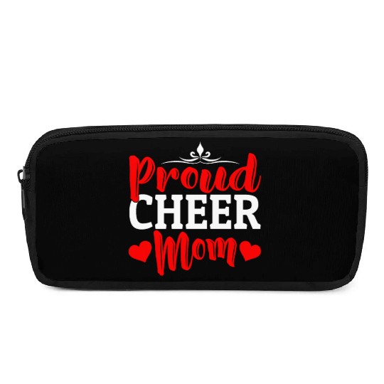 Proud Cheer Mom Cheerleading Mommy Mother's Day Pencil Cases