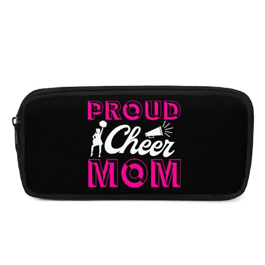 Proud Cheer Mom Cheerleading Mommy Mother's Day Pencil Cases