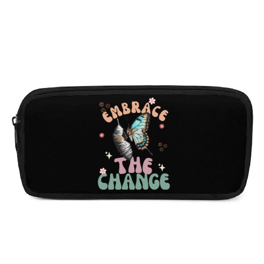 cool embrace the change aesthetic Pencil Cases design
