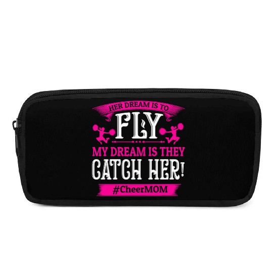 Dream Cheer Mom Cheerleading Mommy Mother's Day Pencil Cases