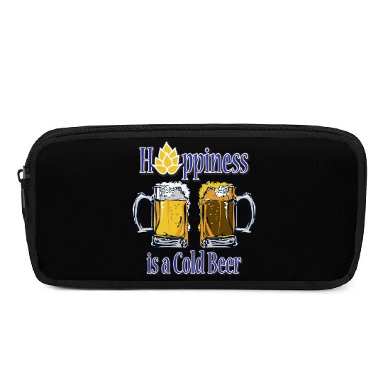 Happiness is a Cold Beer Pencil Cases Design