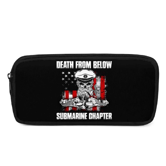 Death From Below Submarine Chapter Patriotic Pencil Cases
