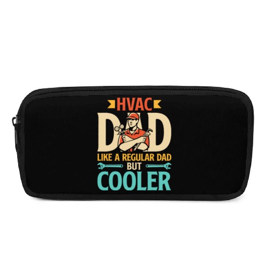 HVAC Dad But Cooler Mens HVAC Technician Father Pencil Cases