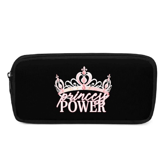 Pink Aesthetic Princess Tiara Watercolor Power Pencil Cases