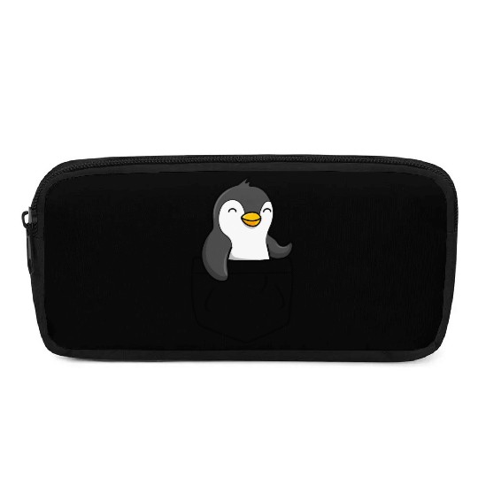The Penguin in the pocket, funny penguin , penguin Pencil Cases