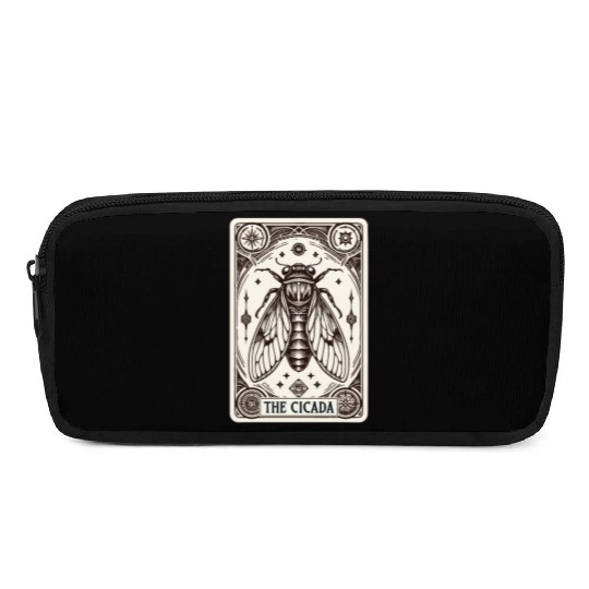 Cicada Tarot Card Brood Emergence Pencil Cases