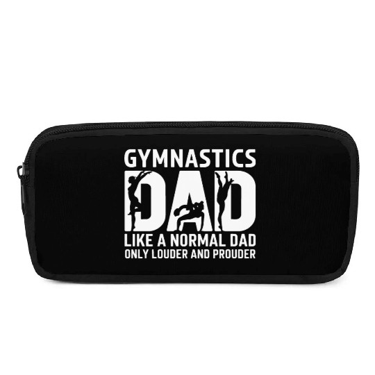 Like Normal But Louder Dad Funny Gymnastics Dad Pencil Cases