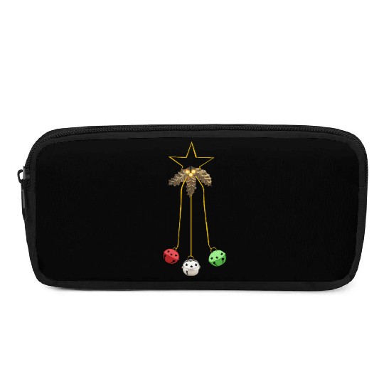 Jingle Bells Star Wreath Pencil Cases