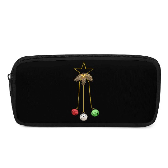Jingle Bells Star Wreath Pencil Cases