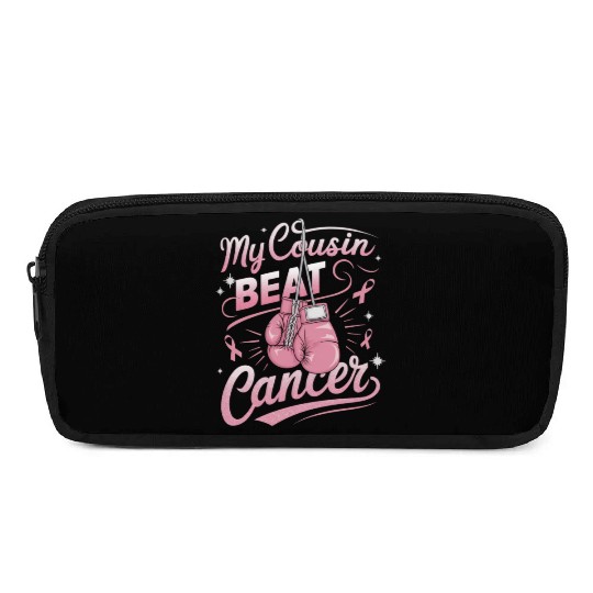 My Cousin Beat Cancer Breast Cancer Awareness Pencil Cases