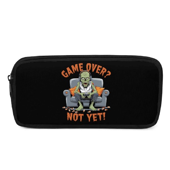 Game Over? Not Yet! - Funny Gamer Zombie Design Pencil Cases