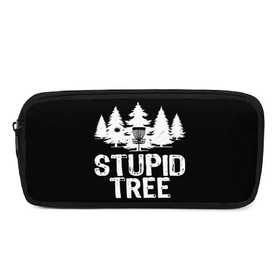 Stupid Tree Funny Disc Golf Pencil Cases