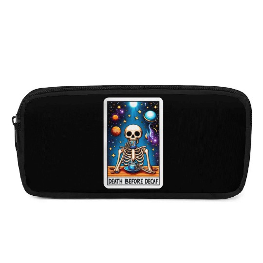 Tarot Card Collection - Death Before Decaf Pencil Cases
