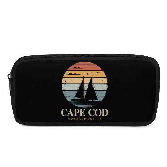 Cape Cod Vintage SunsetMassachusetts Sailing Pencil Cases