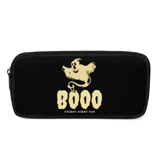 BOOO Fright Night Fun Ghost Halloween Pencil Cases
