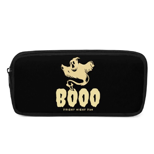 BOOO Fright Night Fun Ghost Halloween Pencil Cases