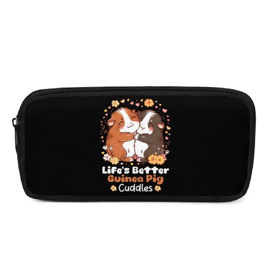 Guinea Pig Life’s Better With Guinea Pig Cuddles Pencil Cases