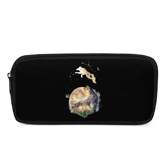Wolf Moon Magic Pencil Cases