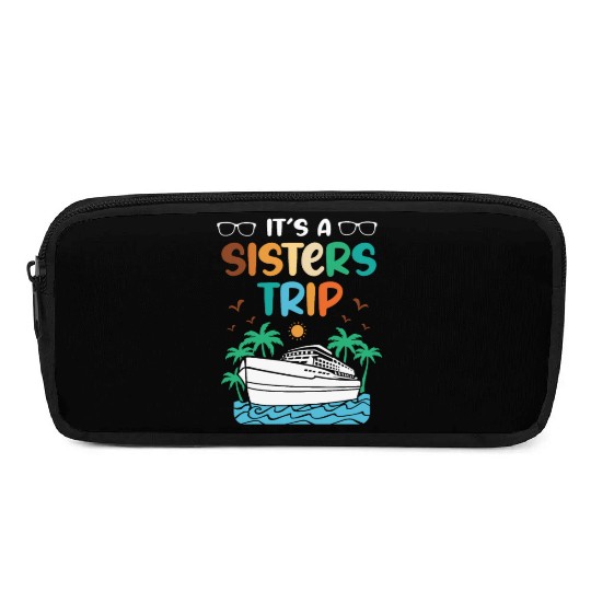 Mediterranean Cruising Vacation Its A Sisters Trip Pencil Cases