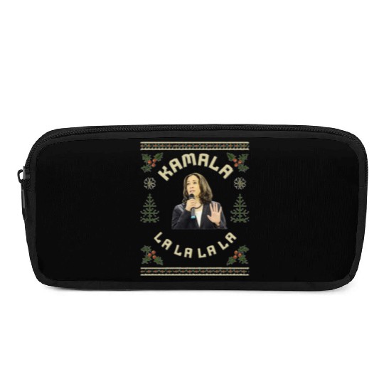 Kamala Harris singing Christmas Carol Pencil Cases