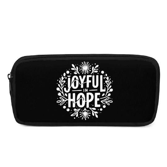 Joyful in Hope Pencil Cases
