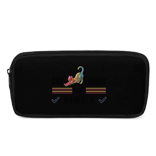 Cat Ladies For Kamala Harris, US 2024 Elections Pencil Cases