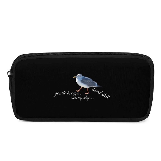 sun sea atlantic coast seagull holidays bird shit Pencil Cases