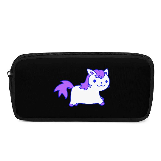 Little Pony Cat Face Little Small Horse Riding Fun Pencil Cases