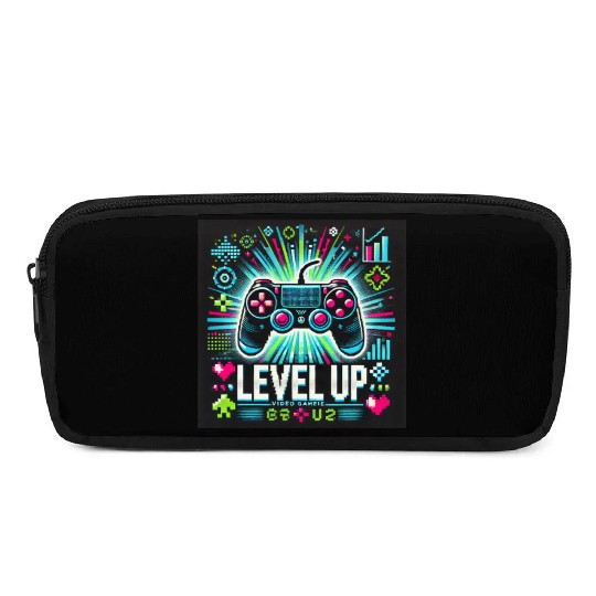 game level up Pencil Cases