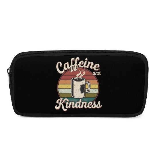 Caffeine And Kindness 12 Pencil Cases