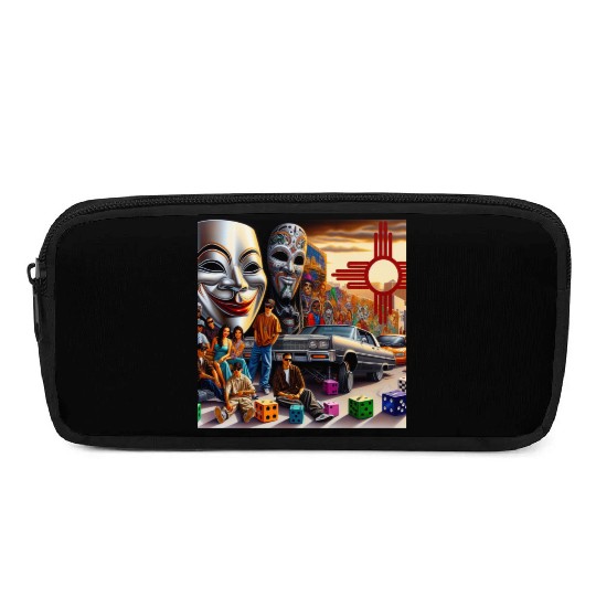 New Mexico Zia Symbol Pencil Cases