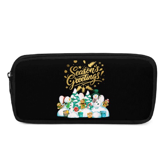 Seasons greetings with friends Pencil Cases