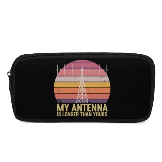 Amateuer Radio Operater Ham Radio My Antenna Is Pencil Cases
