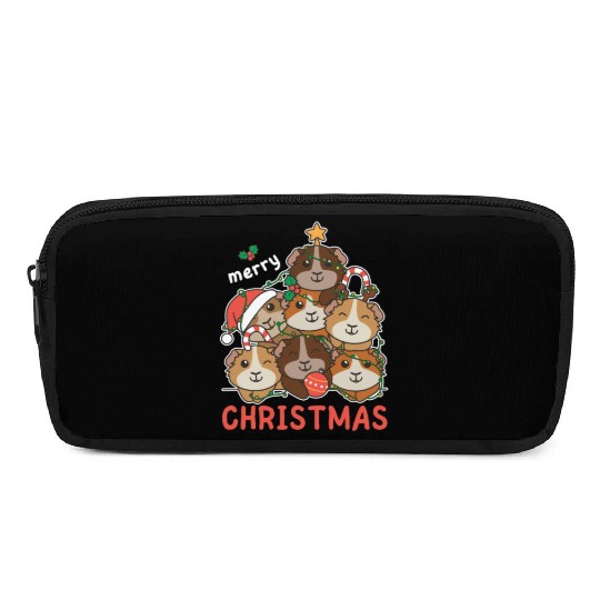 Guinea Pig Christmas Tree Merry Christmas Pencil Cases