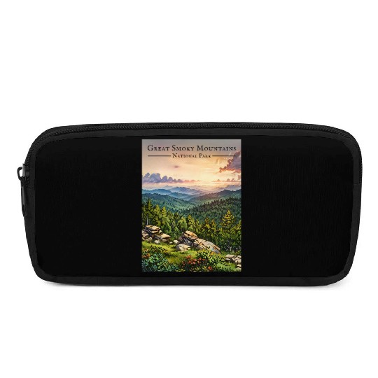 Sunset Serenity - Great Smoky Mountains Pencil Cases