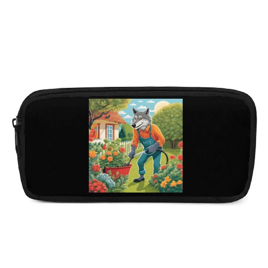The Lone Wolf Tends His Garden Pencil Cases